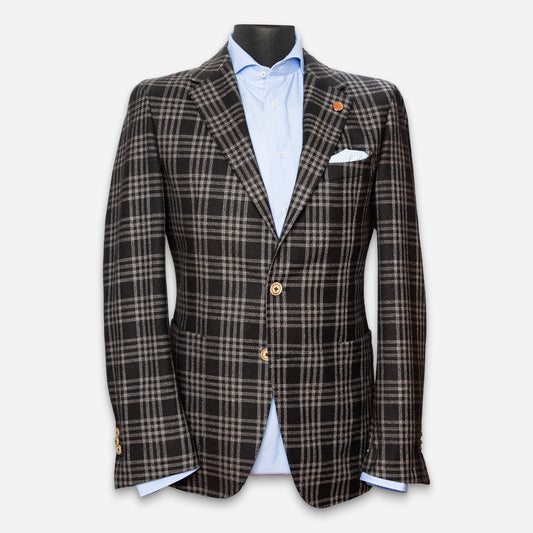 Lancaster Sakko Brown Karo