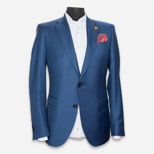 Bergamo Anzug-Jacket Stratoblau