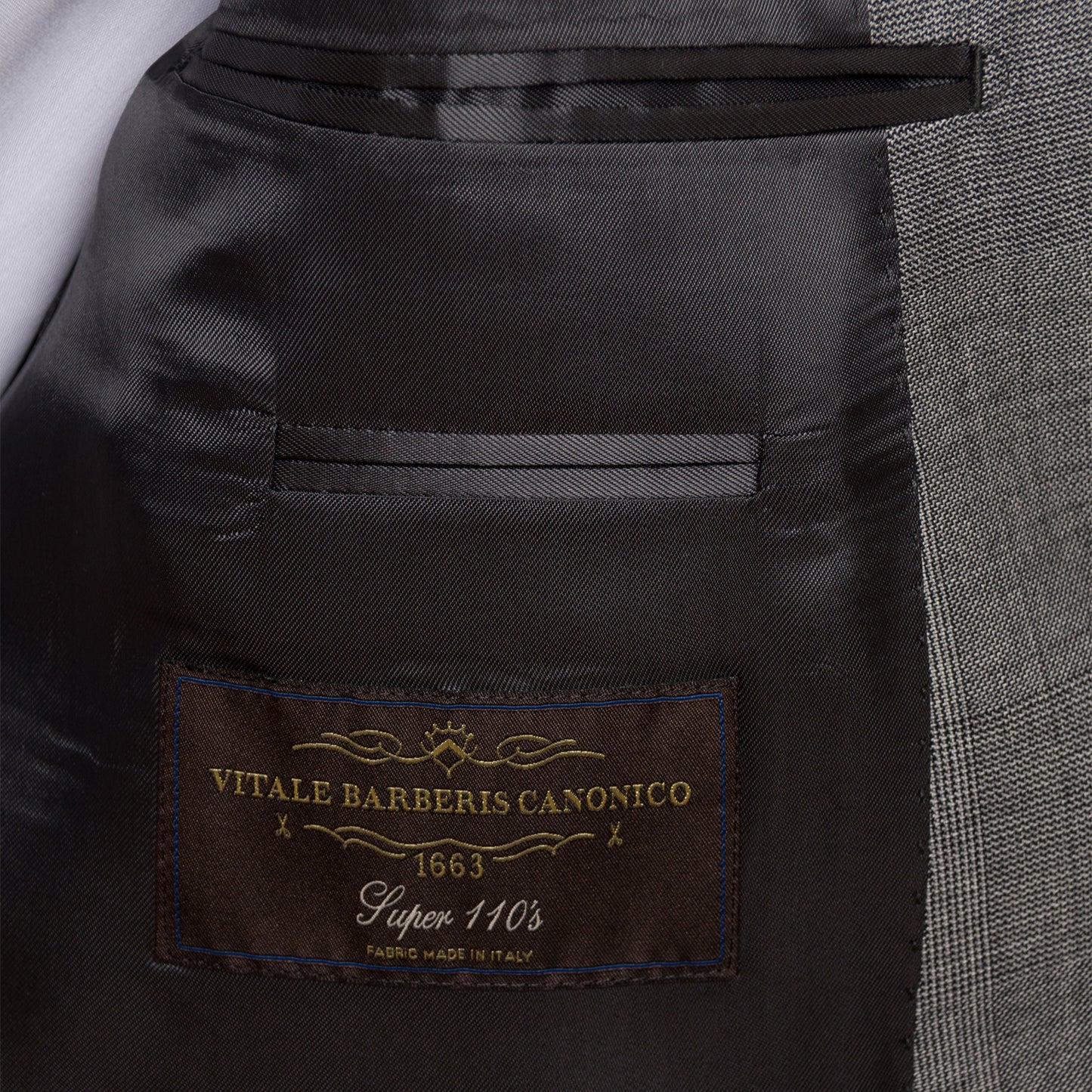 Aberdeen Anzug-Jacket Grau Glencheck