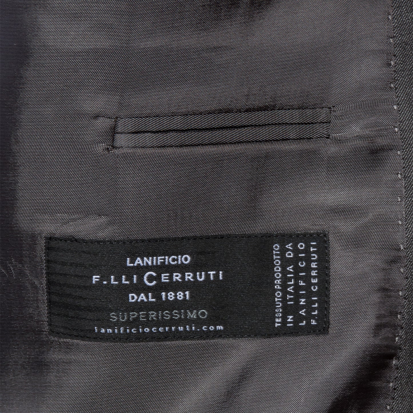 Mailand Anzug-Jacket Grau Melange