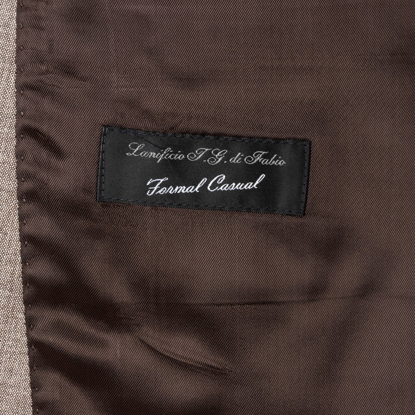 Munich Anzug-Jacket Dark-Beige