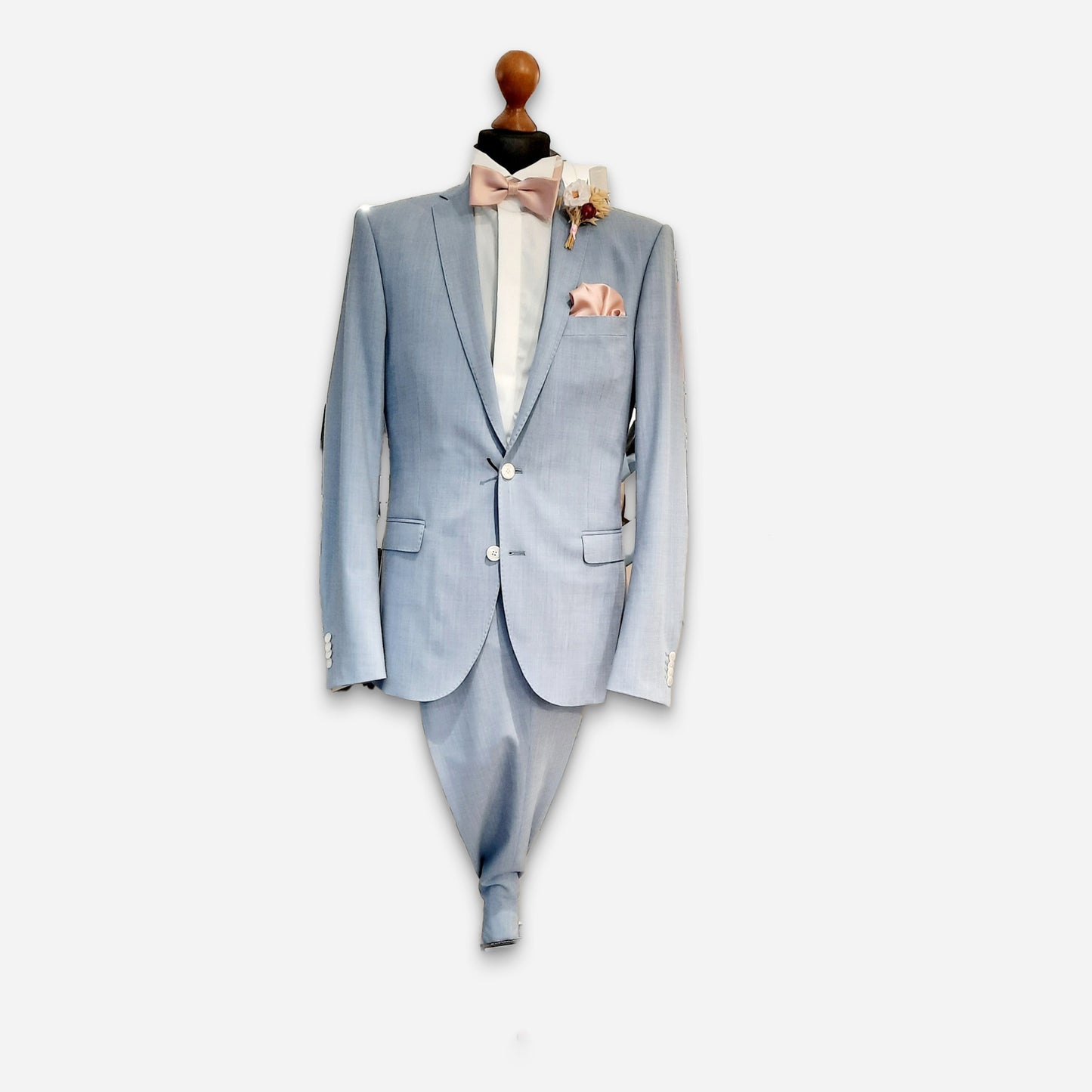 Algarve Anzug-Jacket Light-Blue