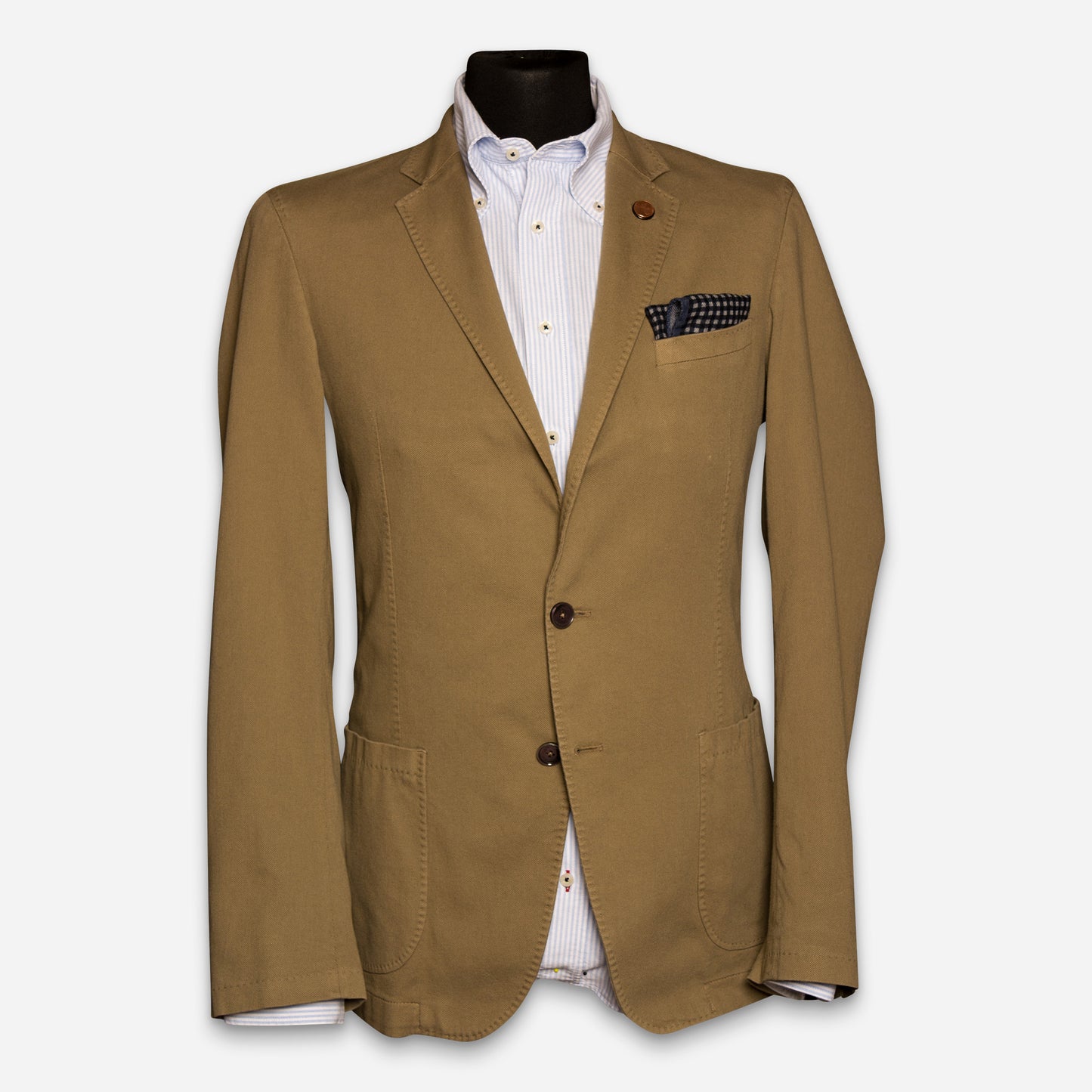 Rhodos Casual-Sakko Dark-Beige