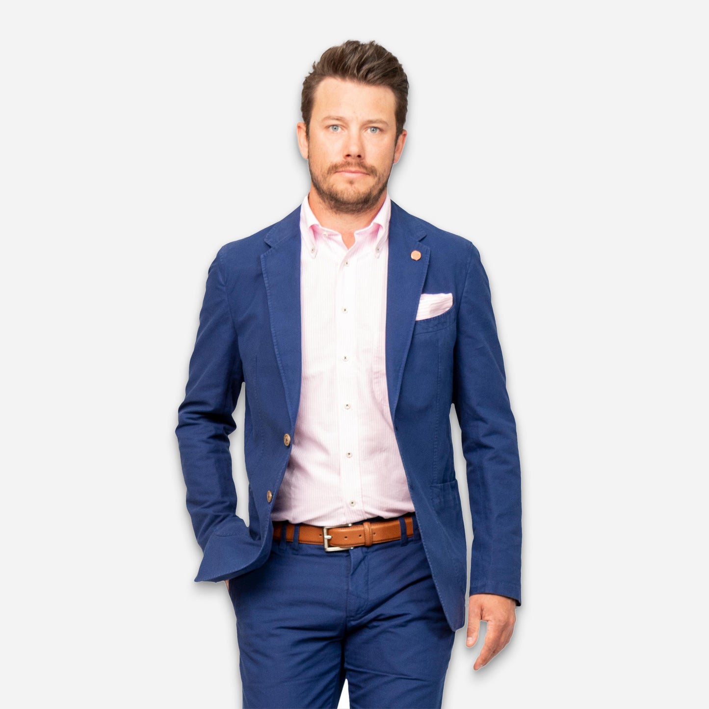 Elba Casual-Sakko Stratoblau