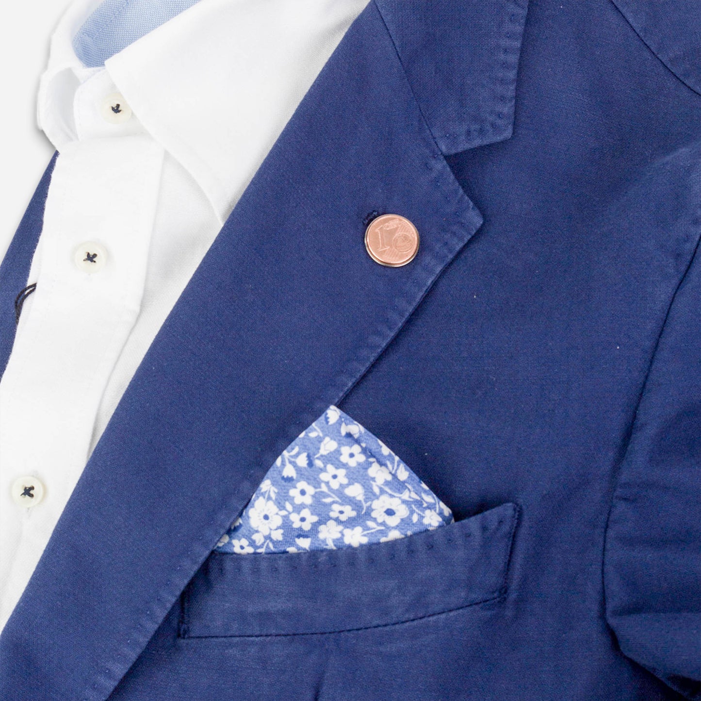 Elba Casual-Sakko Stratoblau