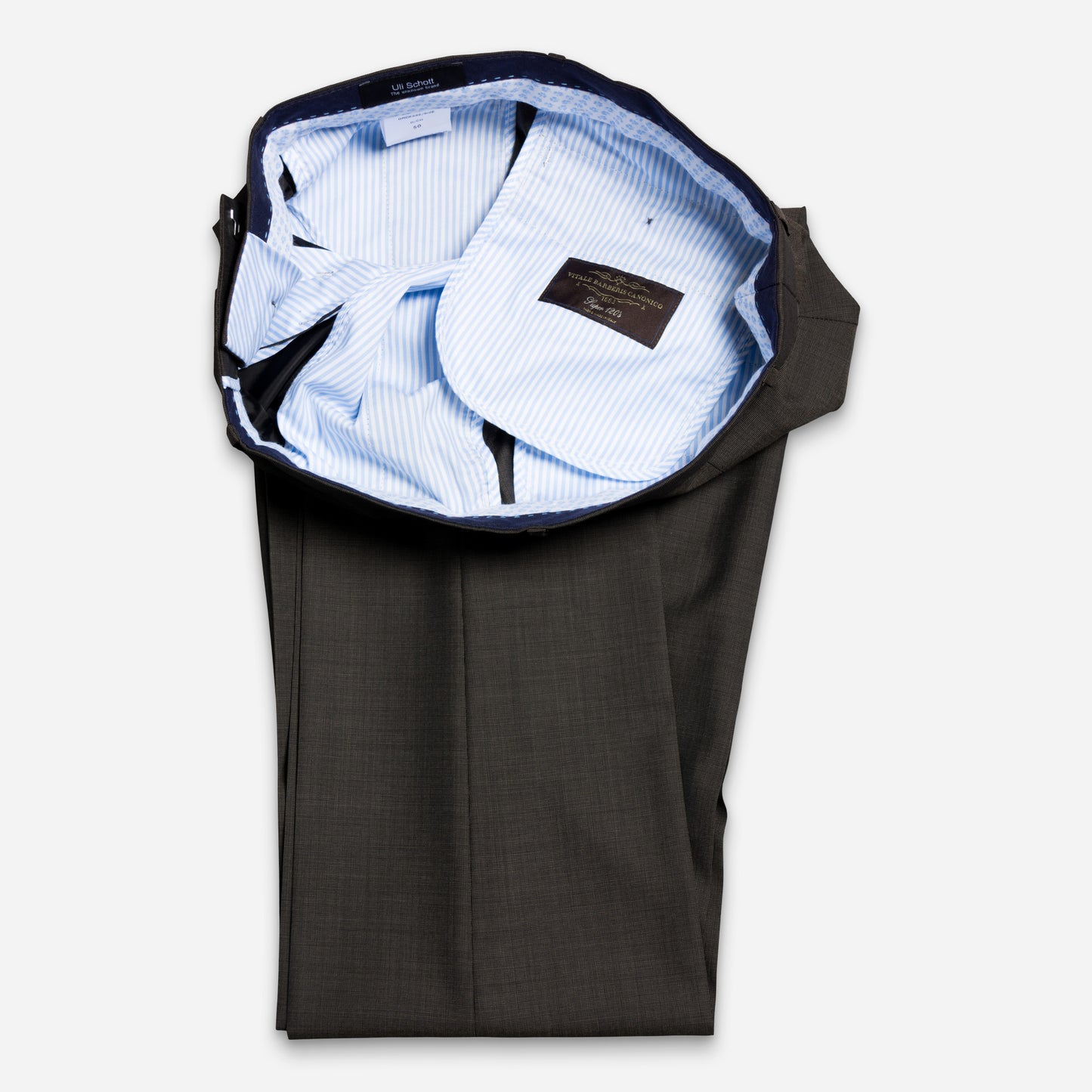 Genf Anzug-Hose Brown