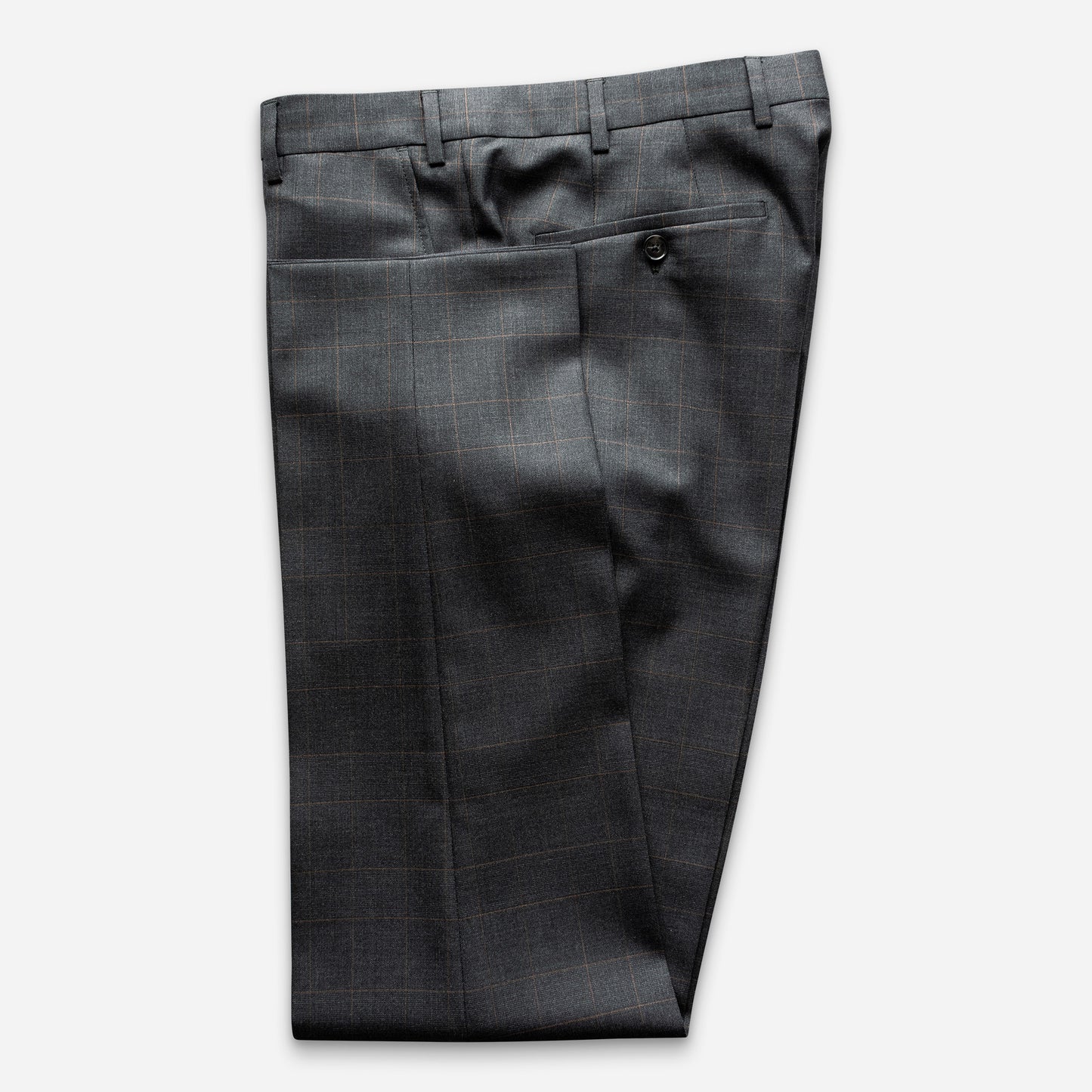 Göteborg Anzug-Hose Anthrazit Karo