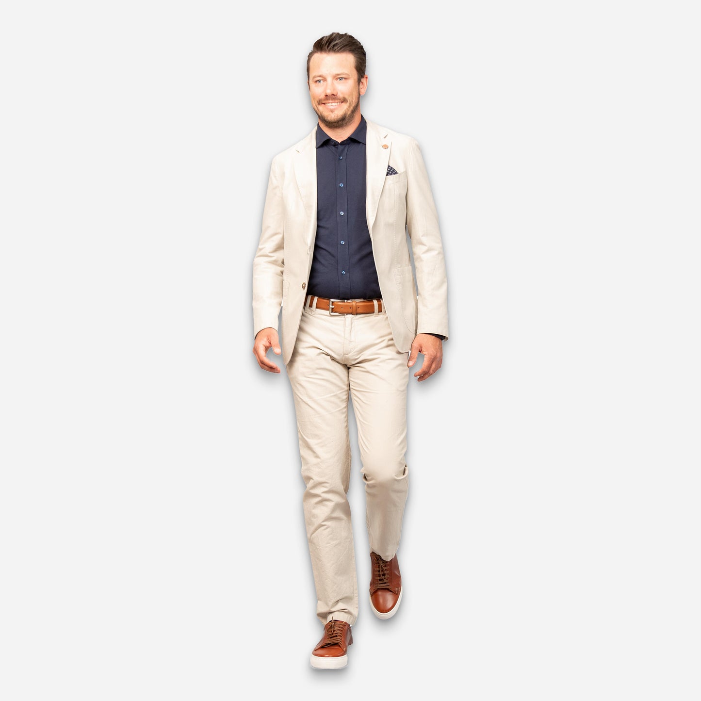 Elba Anzug-Chino Light-Beige