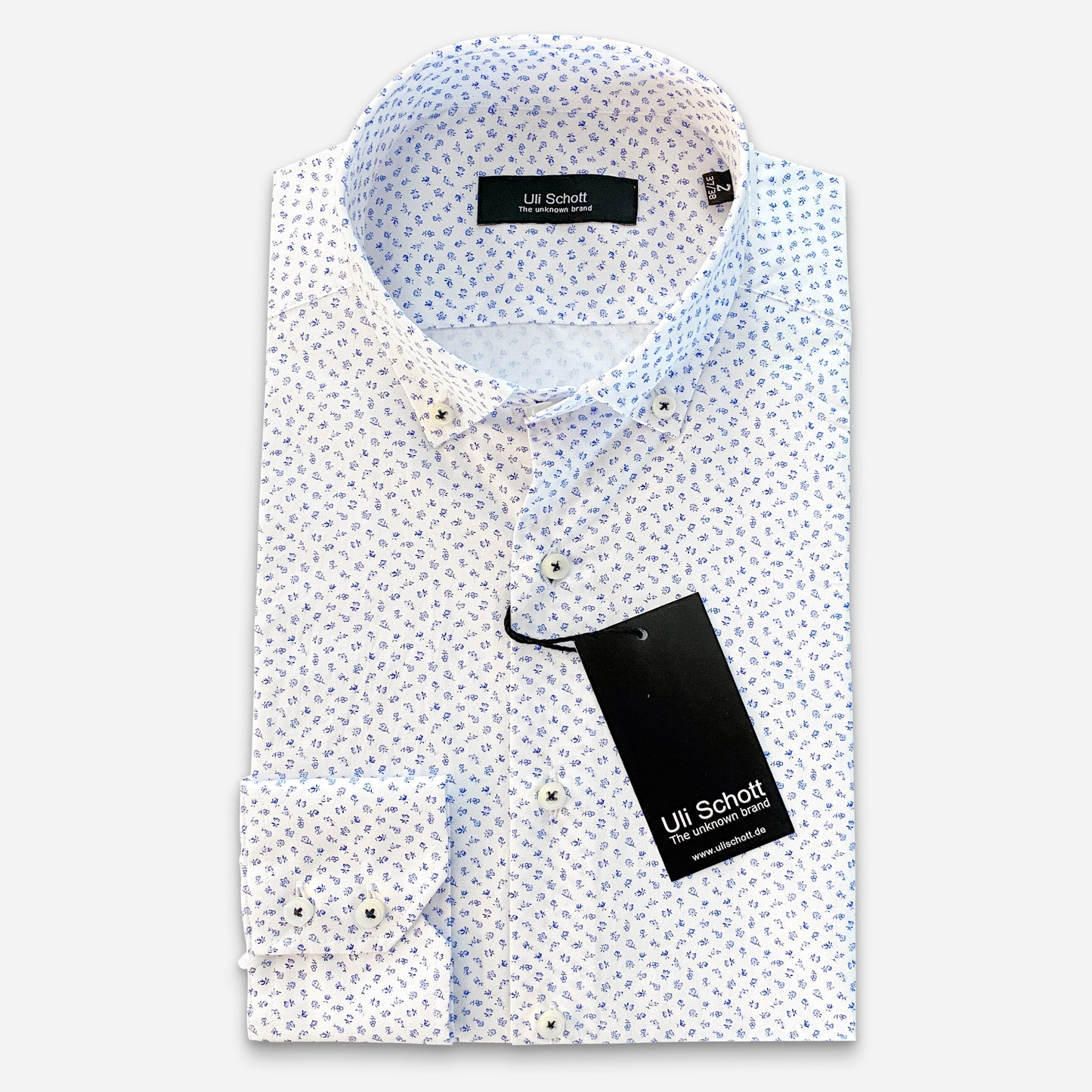 Serra Hemd Light-Blue Blumen