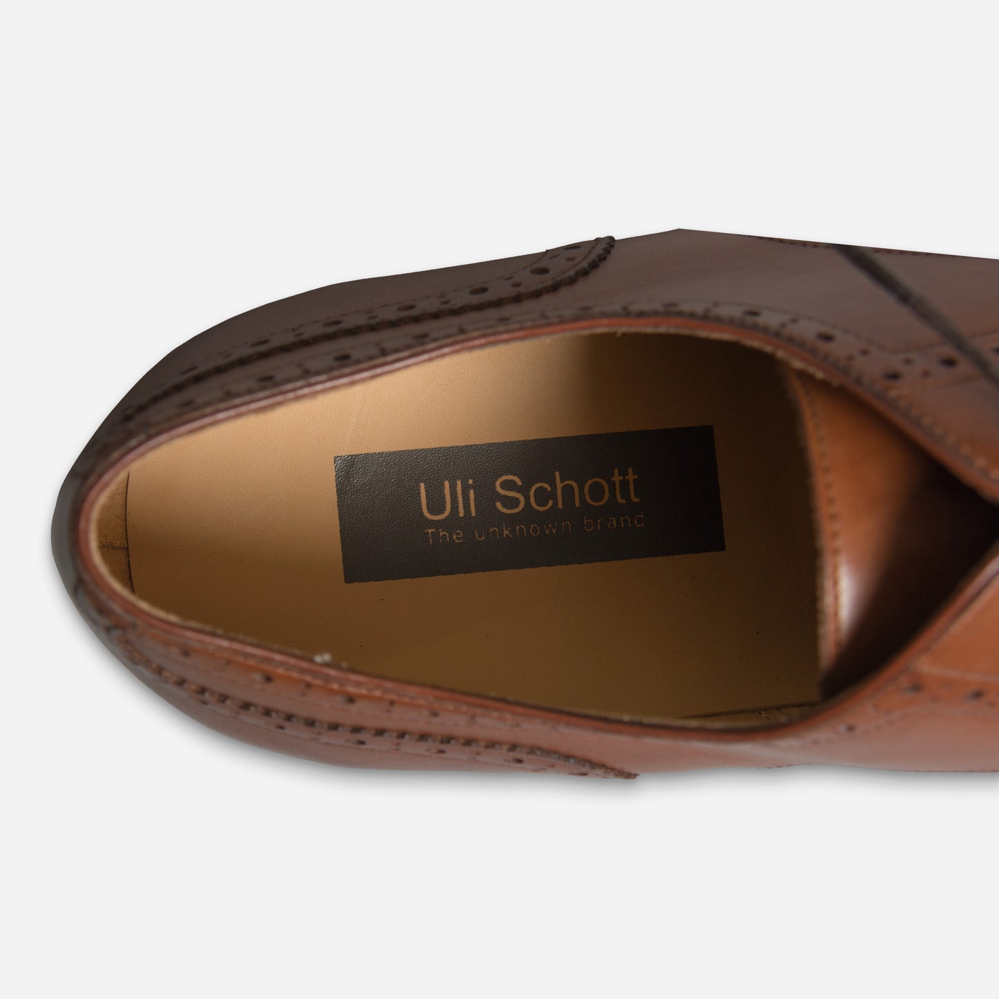 Downing Street Schuh Cognac-Brown