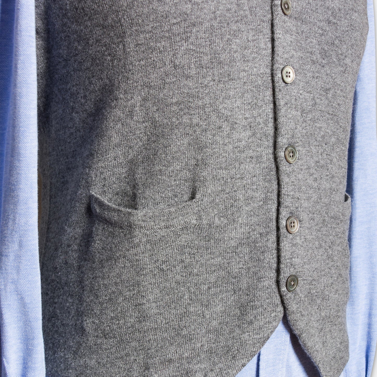 Trondheim Strickweste Anthrazit