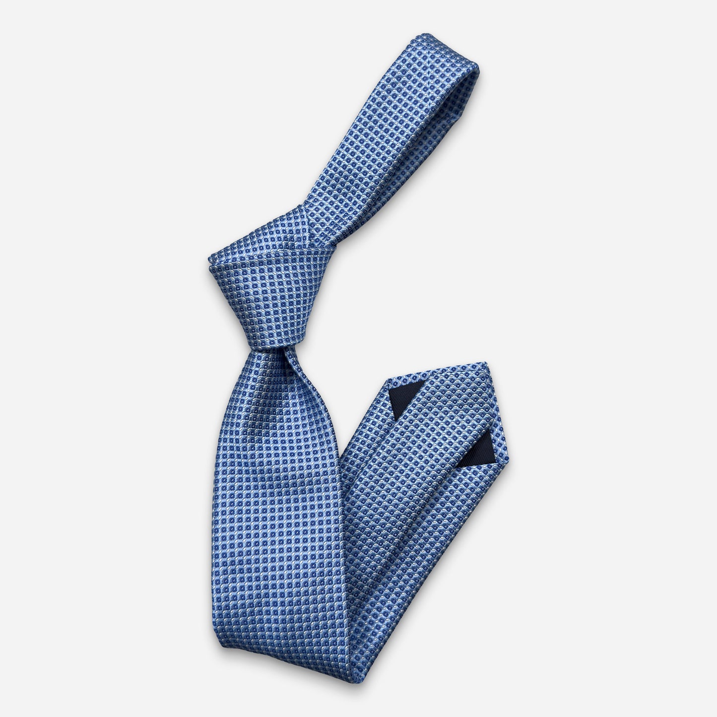 Locorotonda Krawatte Stratoblau Mosaik