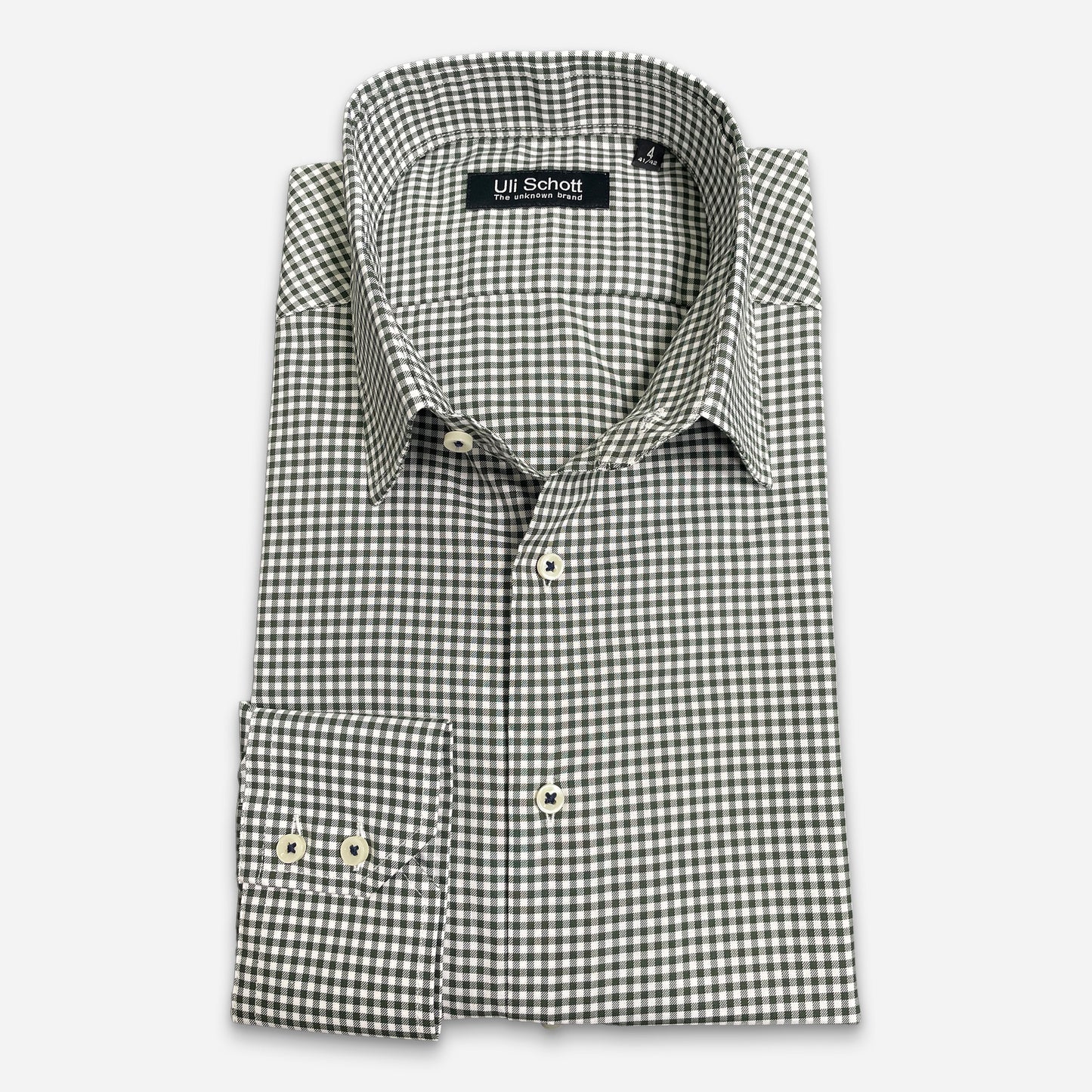 Ponte Hemd Green Karo