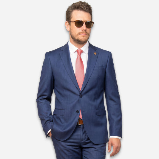 Graz Anzug-Jacket Stratoblau Pfauenauge