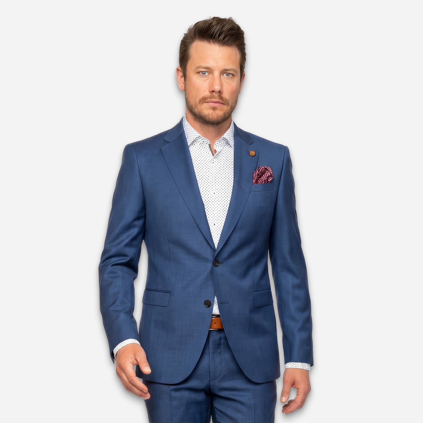 Bergamo Anzug-Jacket Stratoblau