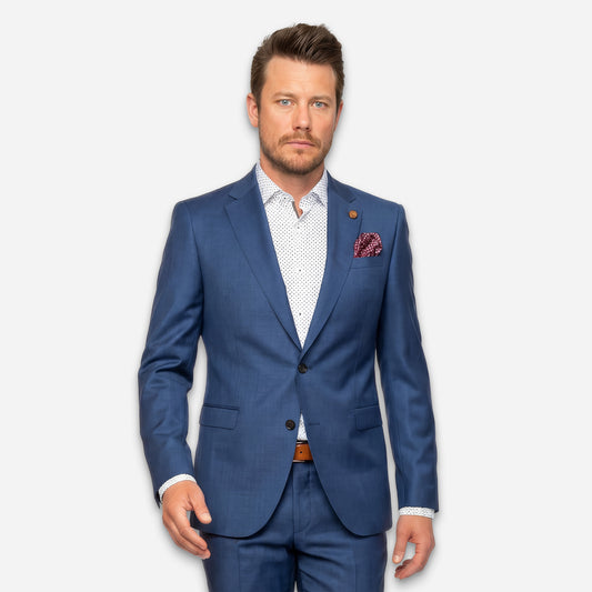 Bergamo Anzug-Jacket Stratoblau