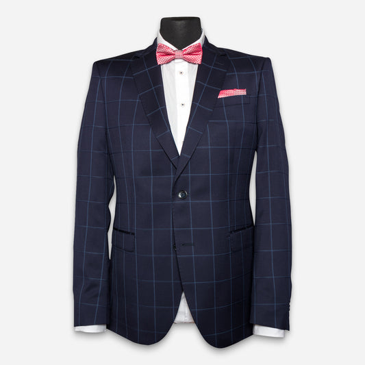 Kalmar Anzug-Jacket Navy Karo