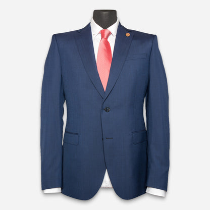 Stockholm Anzug-Jacket Navy Mini-Karo