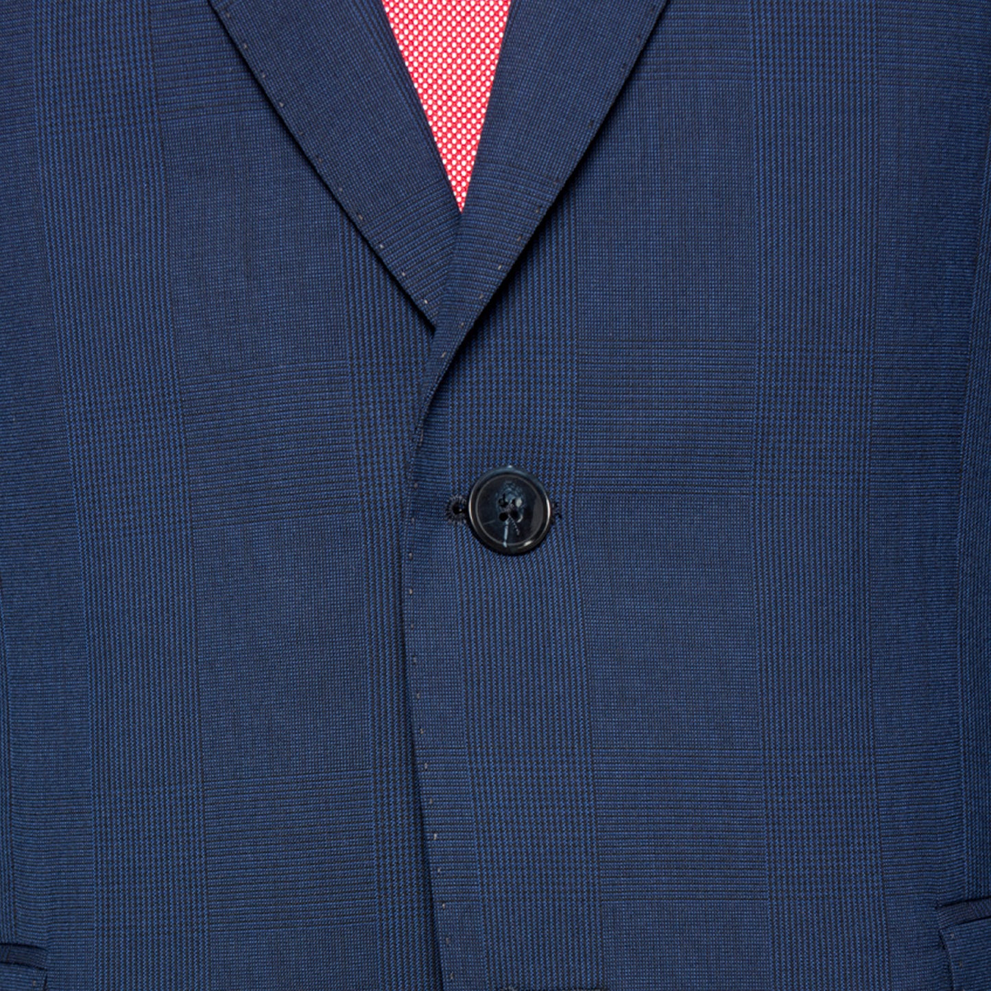 Stockholm Anzug-Jacket Navy Mini-Karo