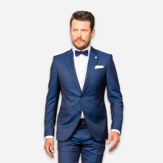 London Anzug-Jacket Stratoblau