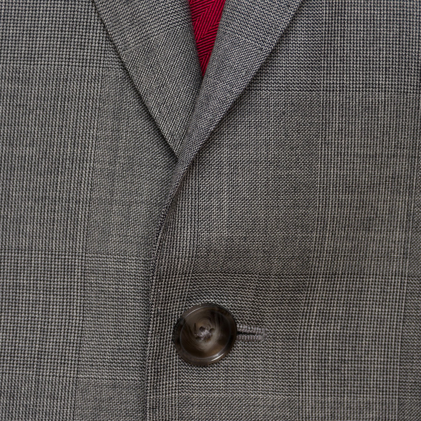 Aberdeen Anzug-Jacket Grau Glencheck