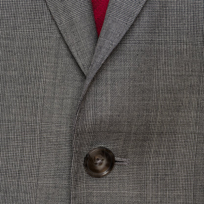 Aberdeen Anzug-Jacket Grau Glencheck