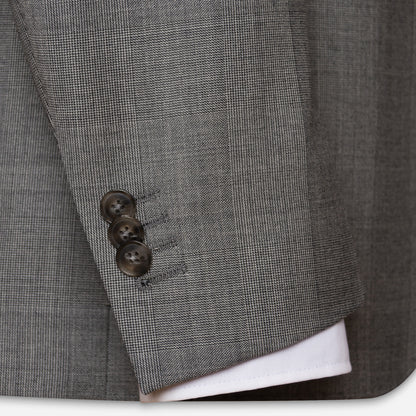 Aberdeen Anzug-Jacket Grau Glencheck