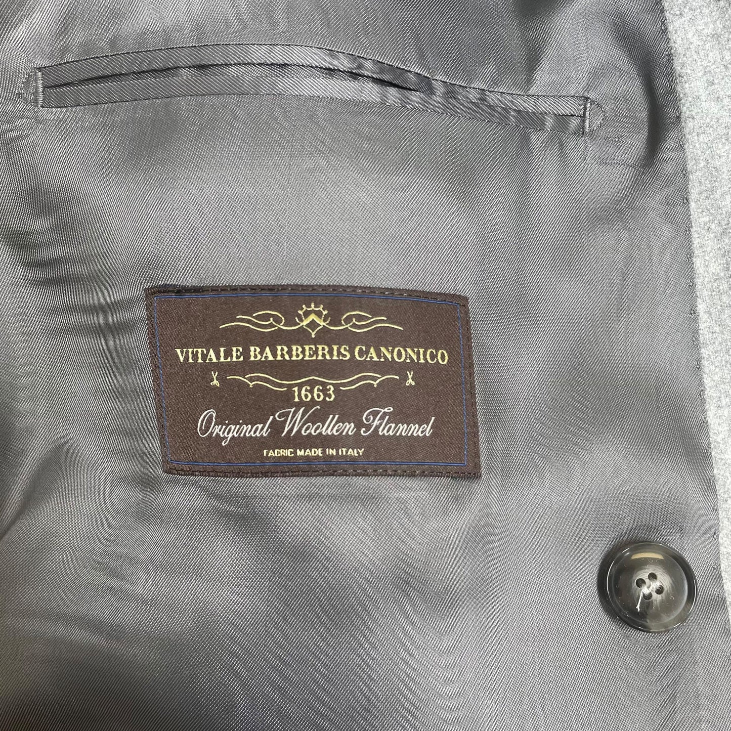 Piacenza Anzug-Jacket Doublebreast Light-Grey