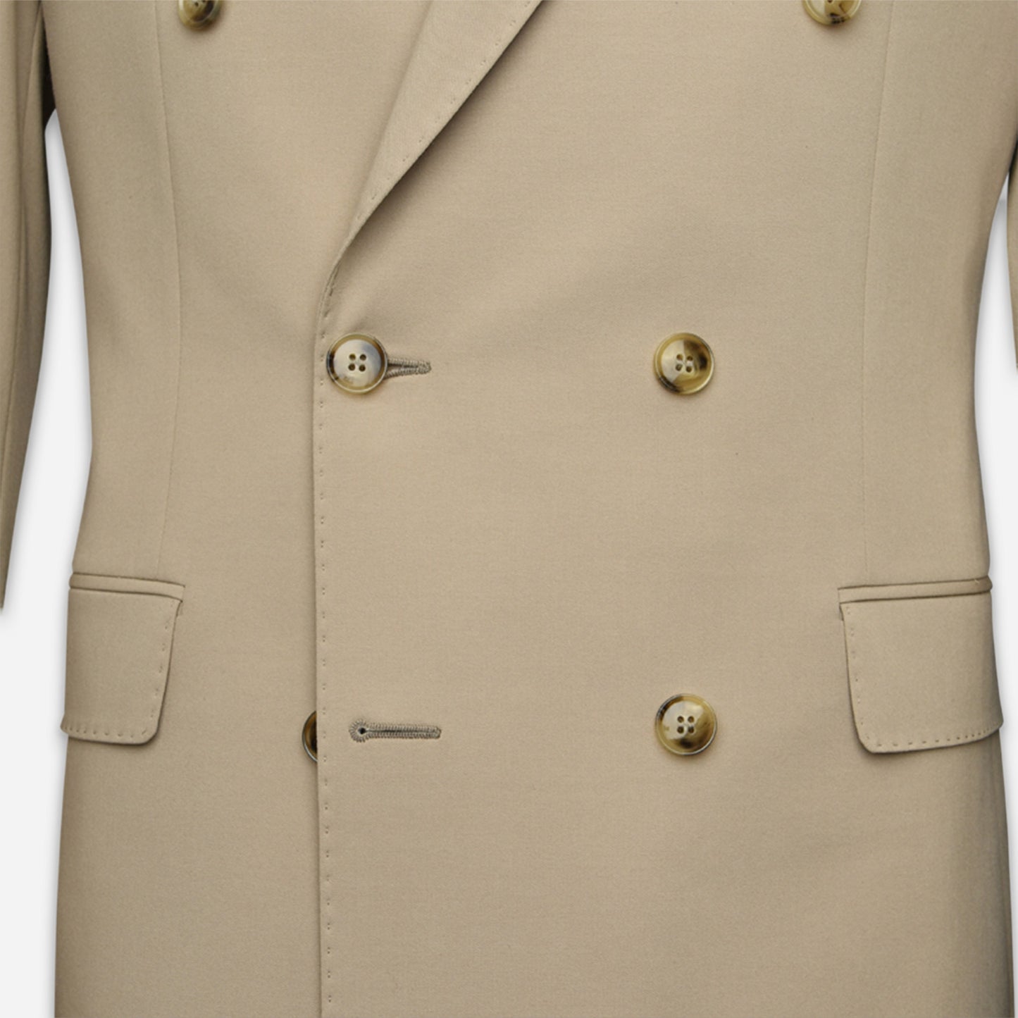 Vienna Anzug-Jacket Doublebreast Light-Beige