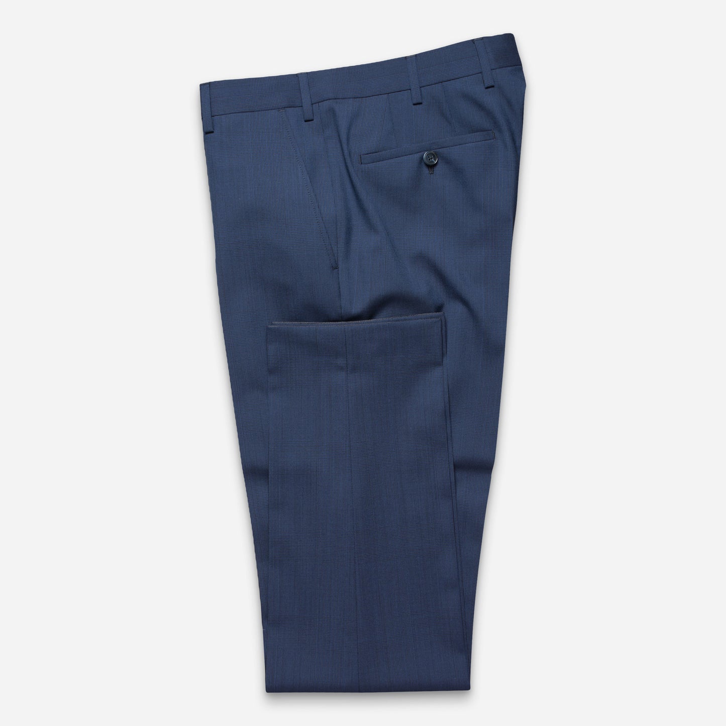 Stockholm Anzug-Hose Navy Mini-Karo