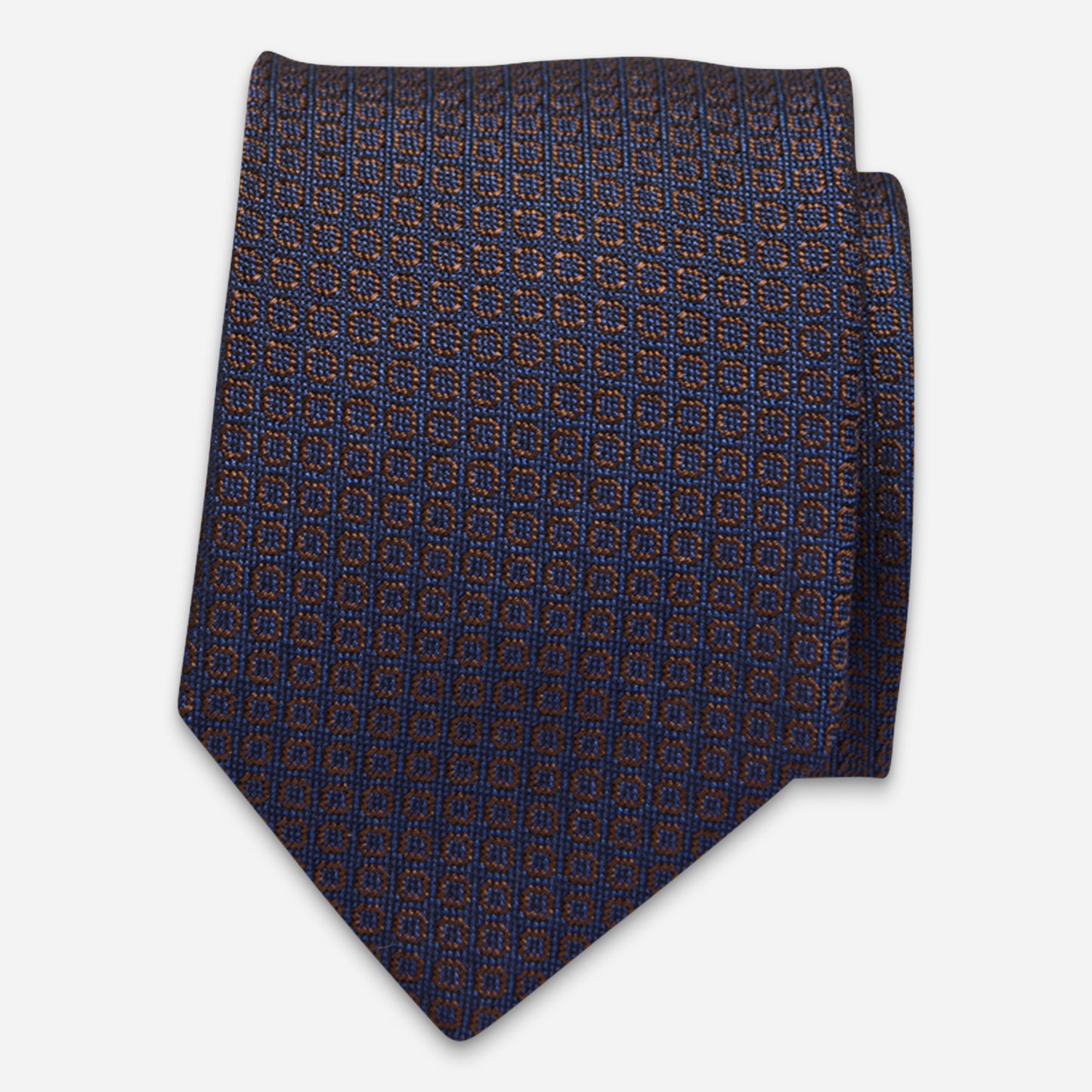 Modica Krawatte Navy Kleinmuster