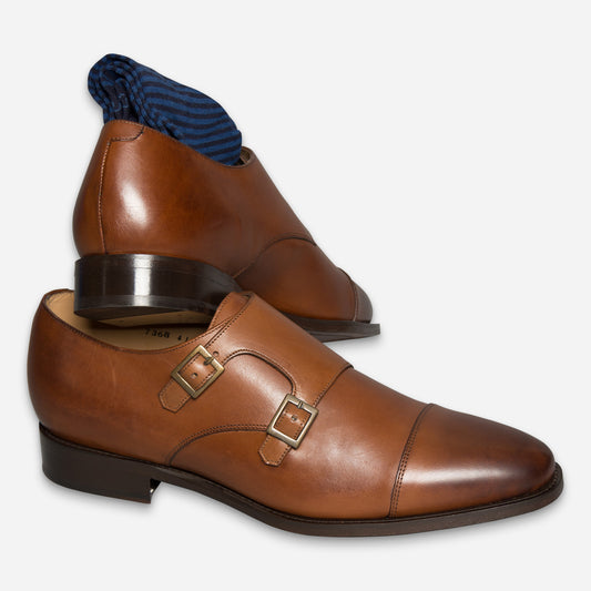 Knightsbridge Schuh Cognac-Brown
