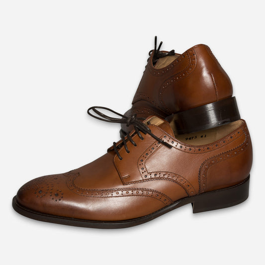 Downing Street Schuh Cognac-Brown