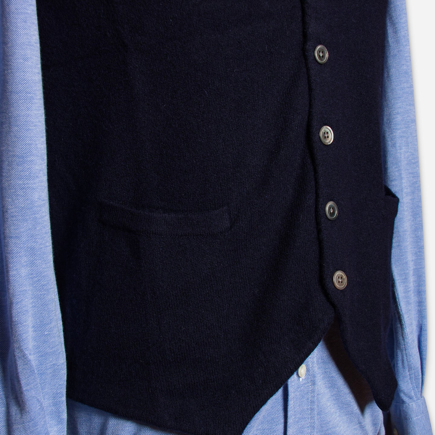 Trondheim Strickweste Navy