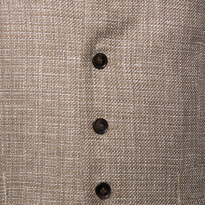 Toskana Gilet Weste Dark-Beige