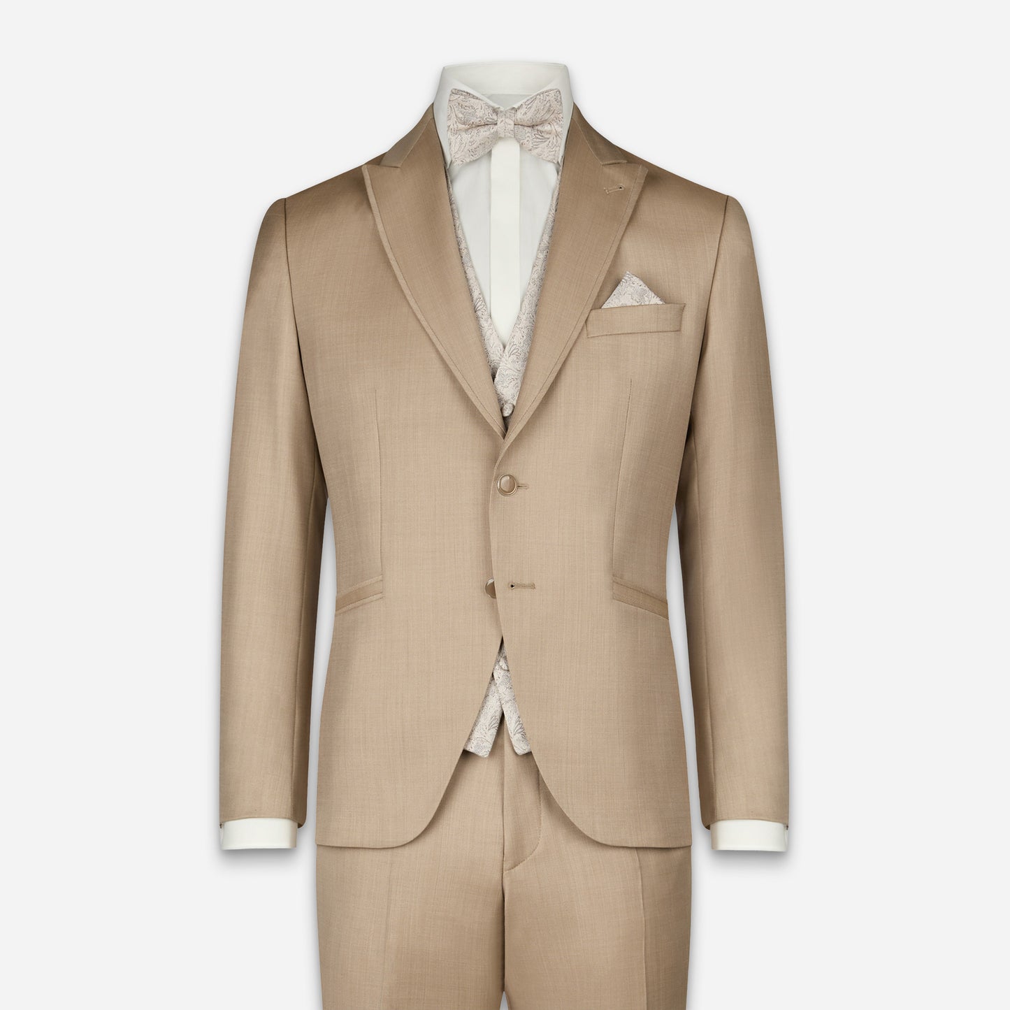 Bali Anzug-Hose Dark-Beige