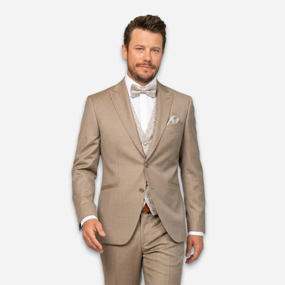 Bali Anzug-Jacket Dark-Beige