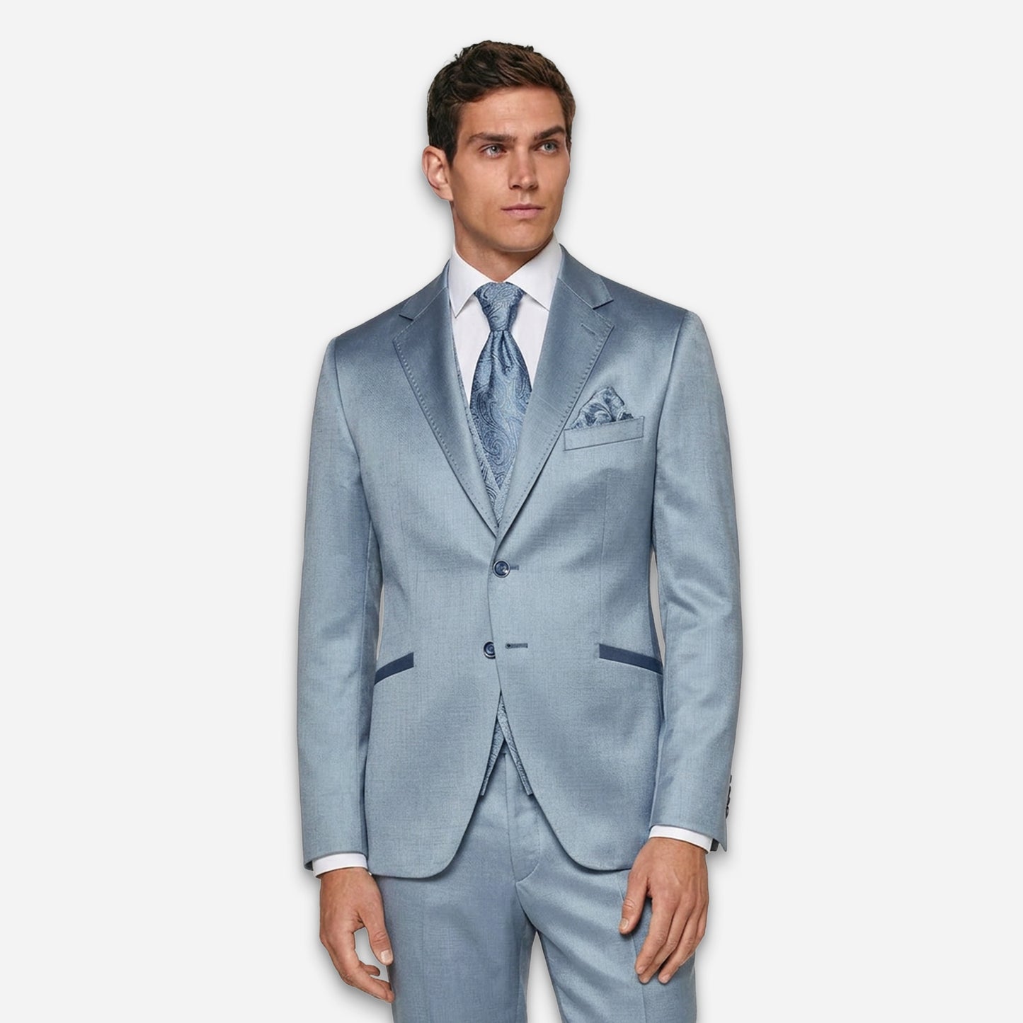Bali Anzug-Hose Light-Blue