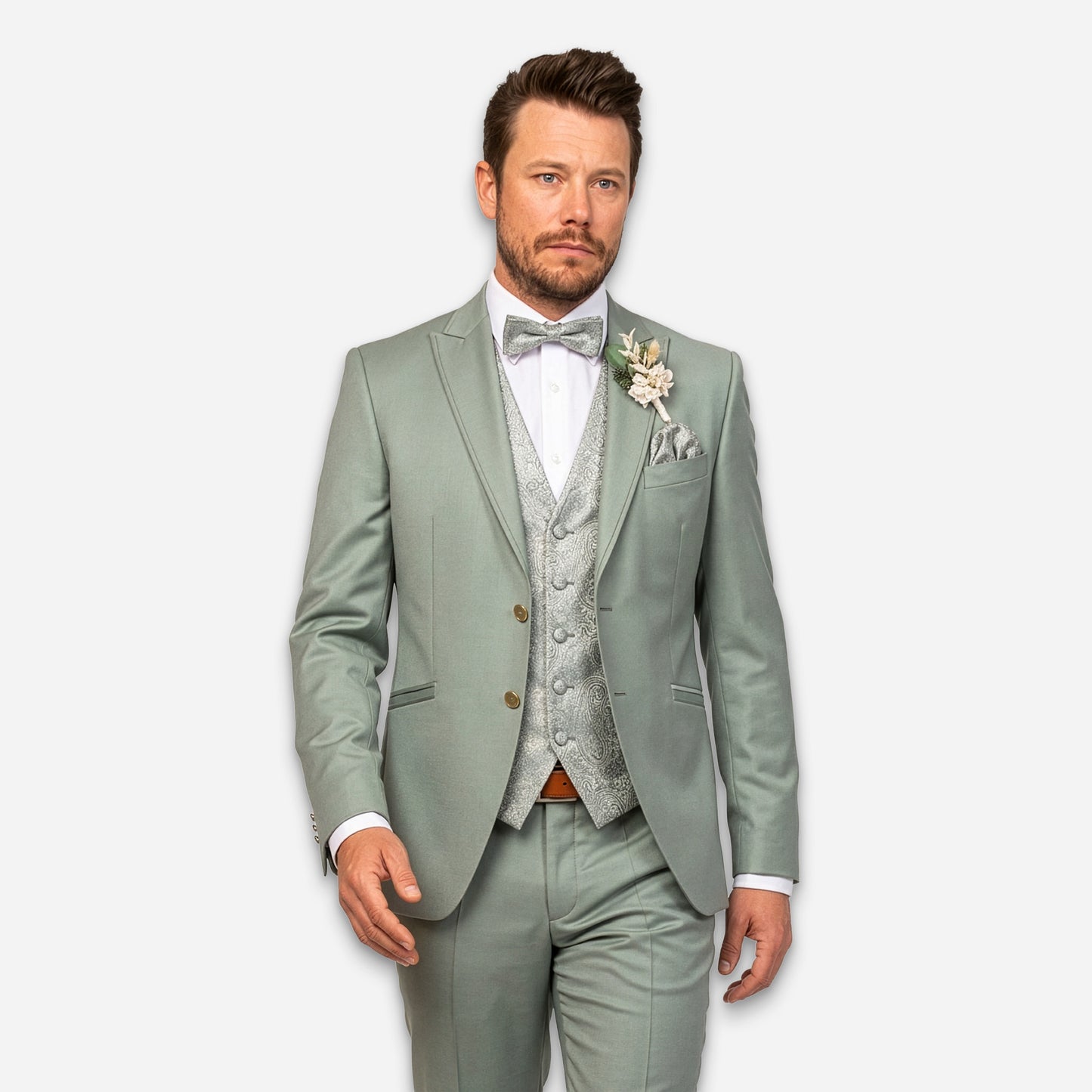 Bali Anzug-Jacket Salbei