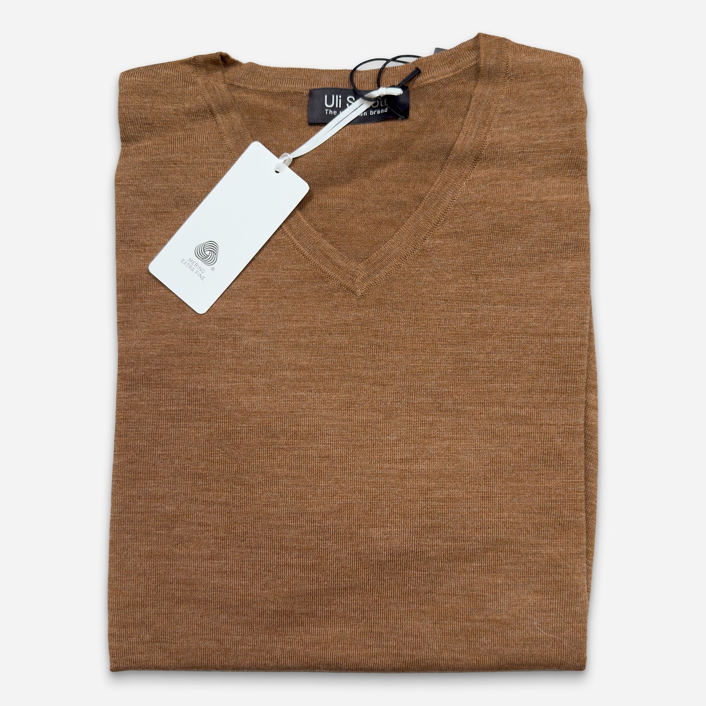 Geiranger Pullover V-Neck Camel-Brown
