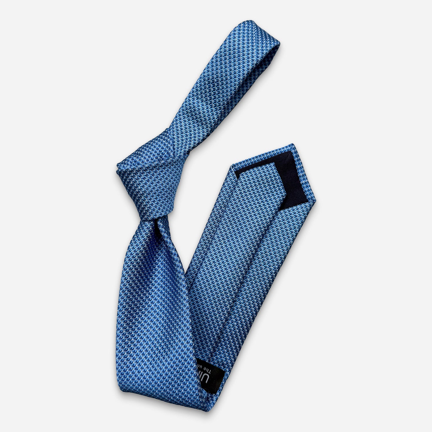 Polignano Krawatte Statoblau Kleinmuster