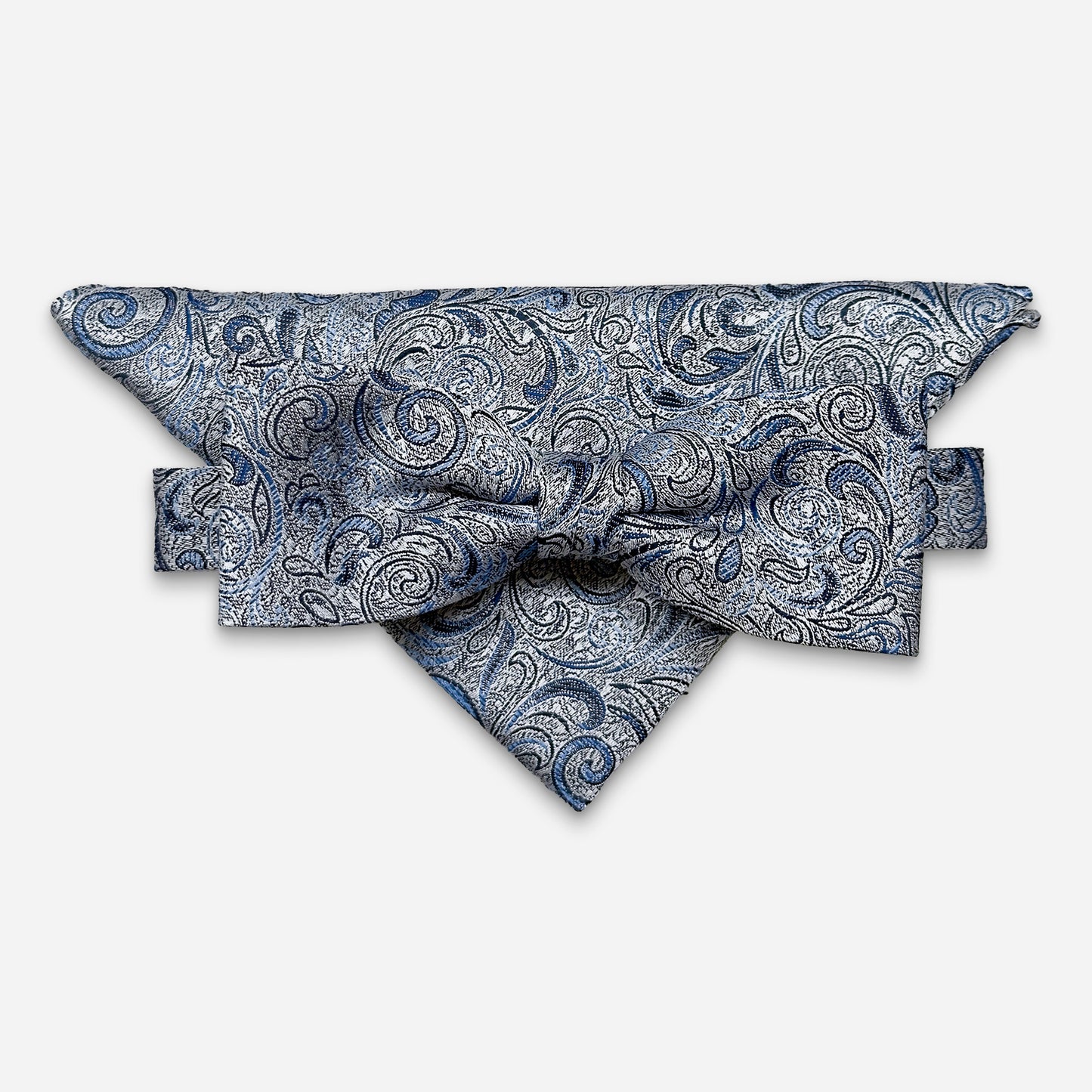 Wedding Schleifen-Set [4129] Stratoblau Paisley